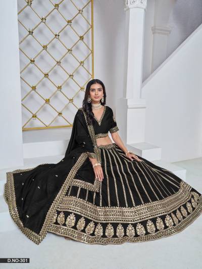 MEHVISH VOL 3 BY DANI CREATION DESIGNER SILK LEHENGA CHOLI WHOLESALER IN INDIA
